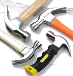 4 hammers — 0.25/0.5/0.75kg sizes, mixed handle types