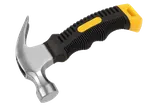 Mini claw hammer with TPR grip and magnetic nail holder