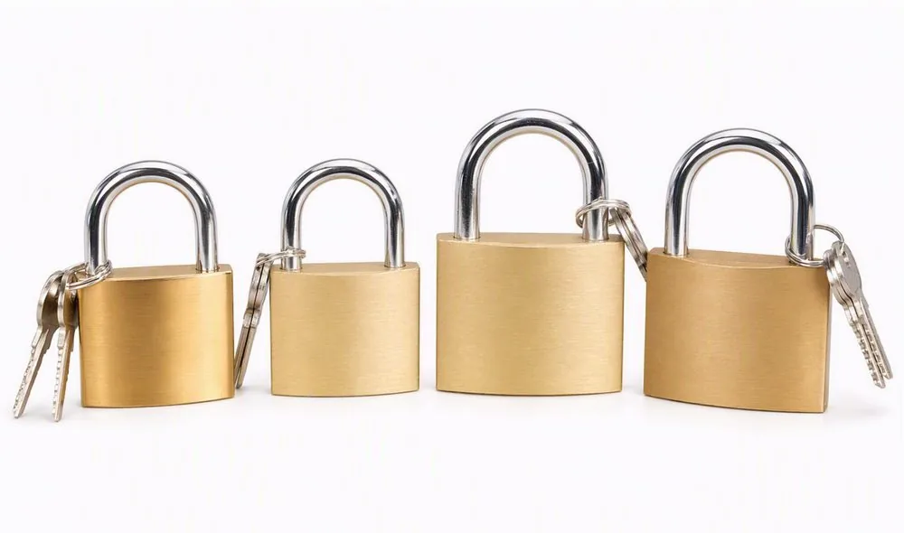 Imitation-Brass Padlock