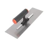Plastering Trowel — T-handle, black handle with orange caps