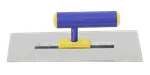 Plastering Trowel — T-handle, purple handle with yellow caps